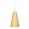 Besa Lighting Cierro Cord Pendant, Vanilla Matte, Satin Nickel Finish, 1x100W Incandescent 1JT-4124VM-SN - alternate 1